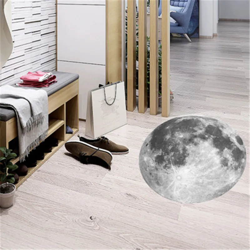 50 см наклейка на стену Planet Moon для детей декоративная комнаты удивительные 3D View Vivid