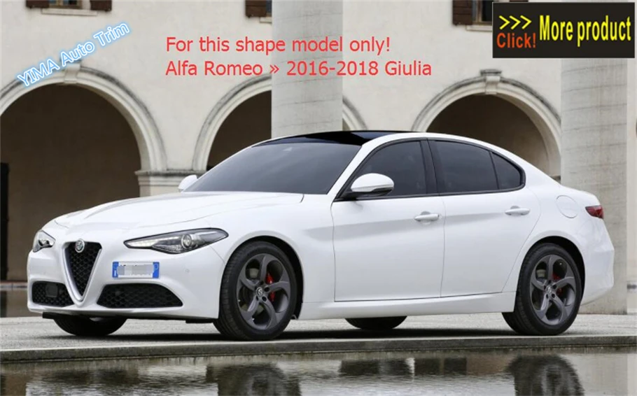 

Lapetus Car Styling Rear Behind Row Air Conditioning AC Outlet Vent Cover Trim Fit For Alfa Romeo Giulia 2016 - 2020 ABS