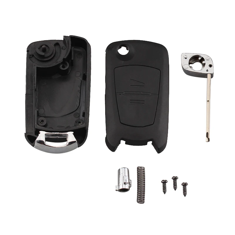 2 кнопки дистанционного ключа Fob чехол оболочка для Astra Vauxhall OPEL Vectra Zafira YM68 Складной