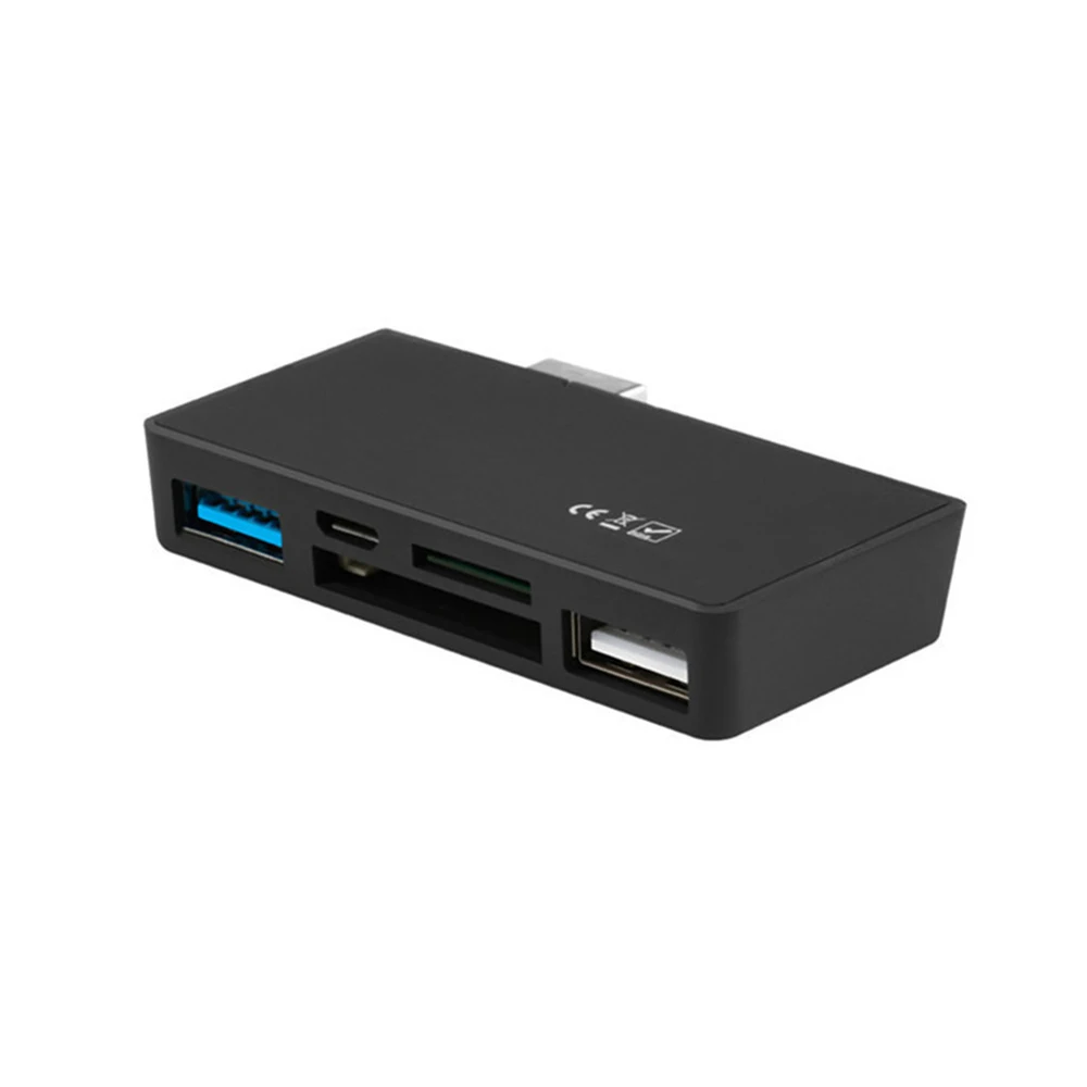 Новый мульти концентратор адаптер для USB 3 0 + 2 SD TF кардридер Micro зарядный порт