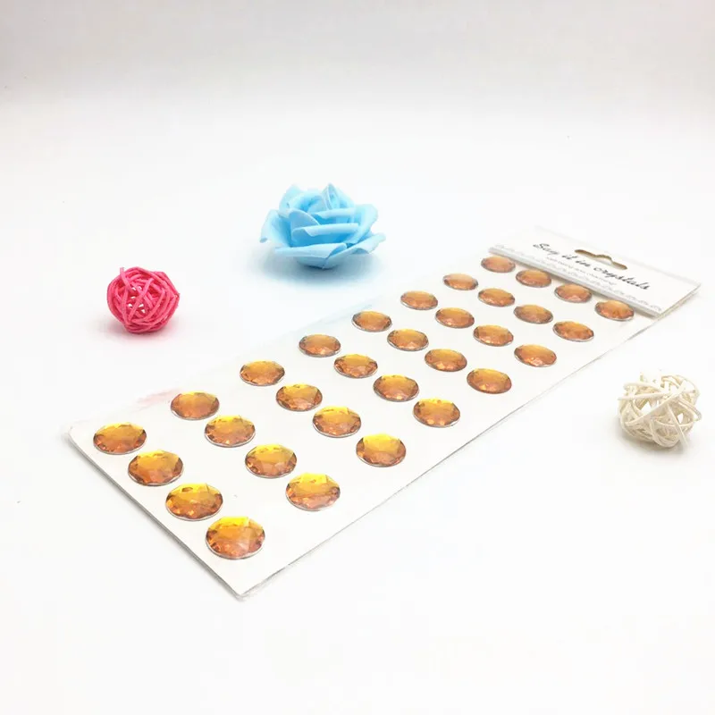 Happyxuan 8 шт./партия наклейки с алмазным листом самоклеящийся, со стразами кристалл Скрапбукинг акриловая награда учительницы Детские декоративные