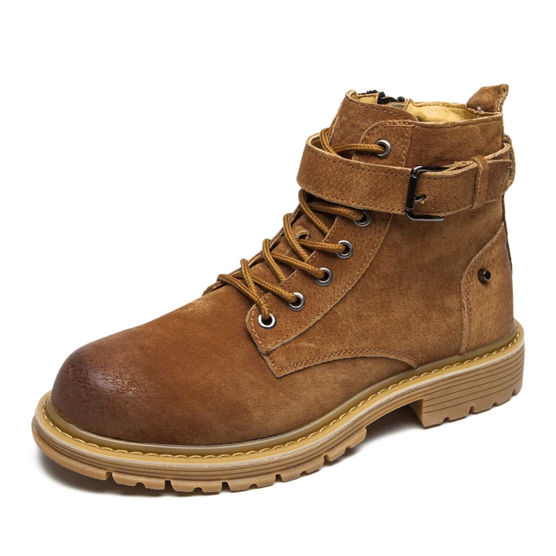 Британский модный мужской дезерты уличные рабочие ботинки военные bota masculina из