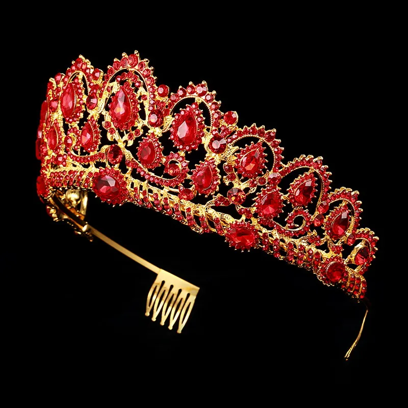 Серебряная свадебная корона для женщин, королевские кристаллы, свадебные диадемы и короны, роскошные свадебные украшения для волос, модная повязка на голову, аксессуары