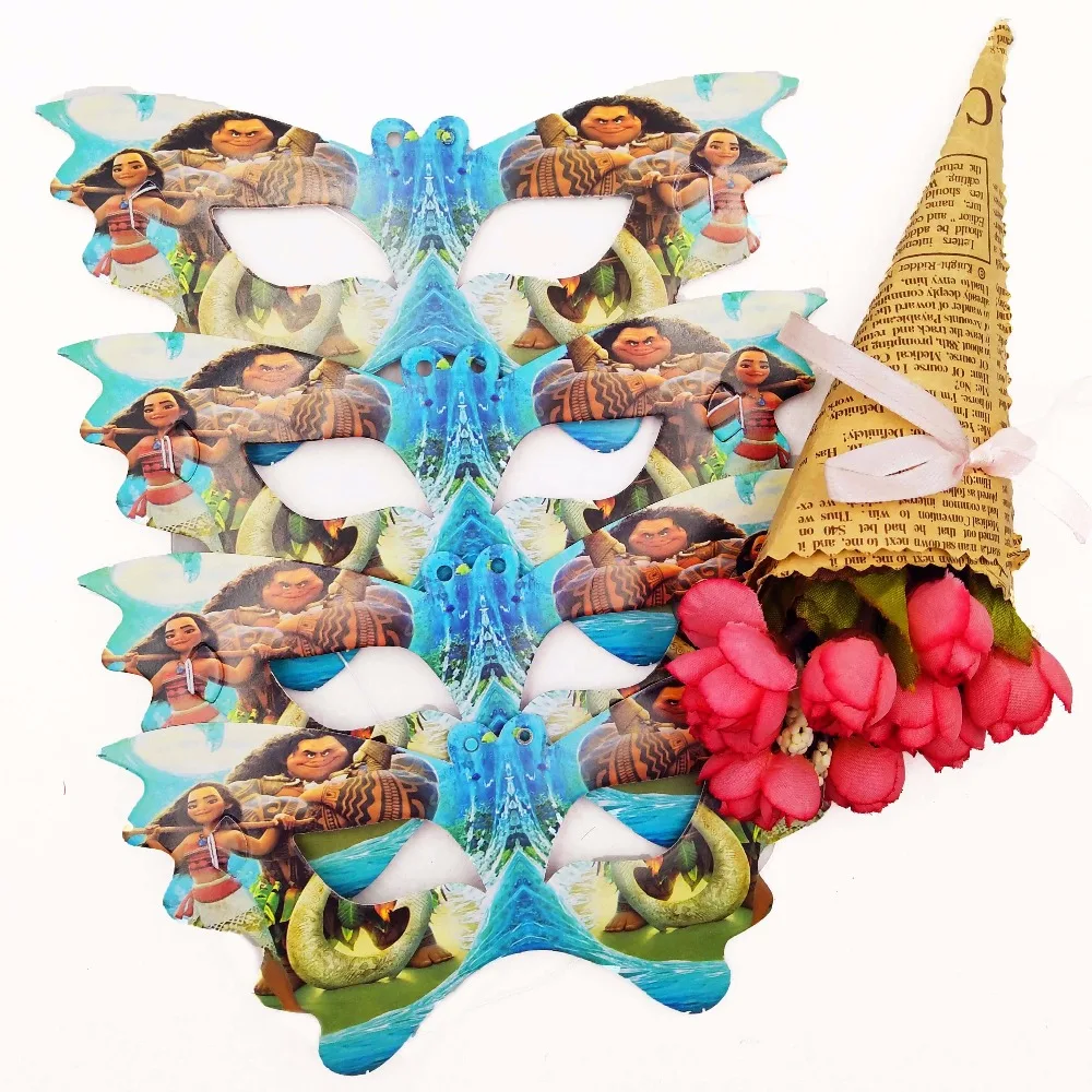 10 шт./компл. с героями мультфильма Моана Принадлежности для тематической