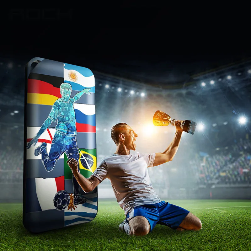 ROCK 10000 MAh power Bank портативный внешний аккумулятор ультра тонкий для мобильного