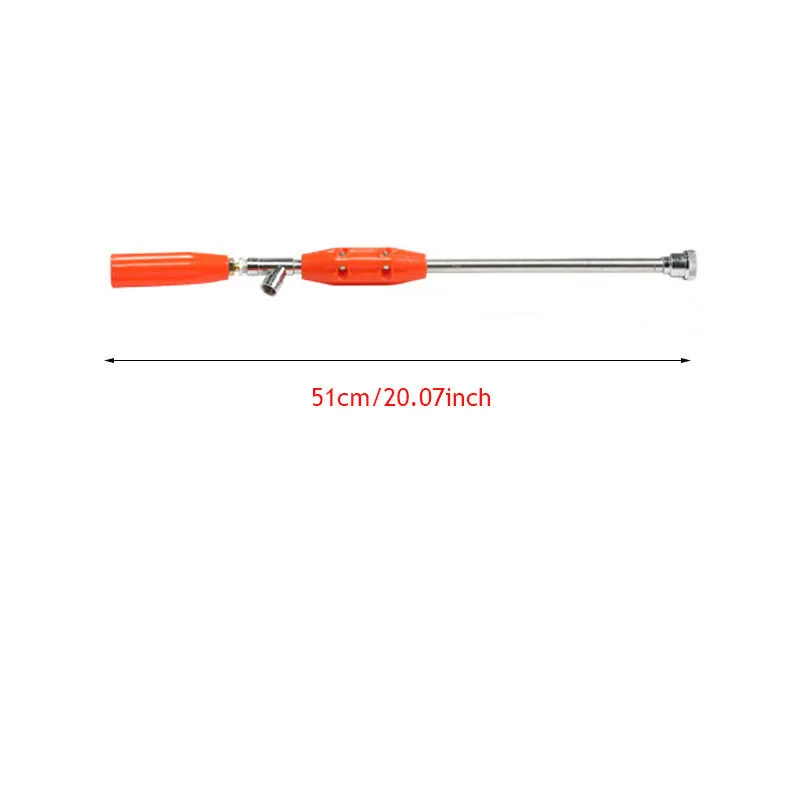 51CM (straight) Сельскохозяйственный Электрический распылитель аксессуары садовый полив пистолеты металлический распылитель бар орошение сада высокого давления воды спрей бар - Цвет: 51CM (straight)