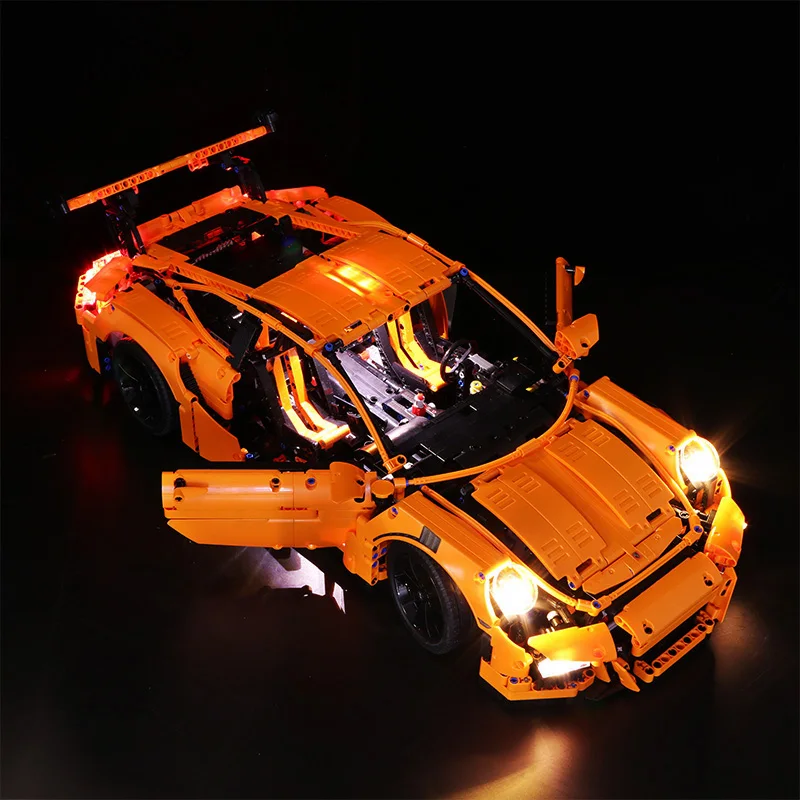 Светильник Набор для 42056 Porsche Technic Race Car 20001 3368 строительные блоки кирпичи игрушки