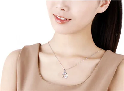 AAAA+ zircon dolphin pendant love lover birthday mum gifts brand necklace earrings woman fashion jewelry sets dropshipping | Украшения и