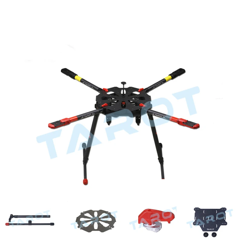 Складной Квадрокоптер Tarot X4 из углеродного волокна|drone accessories|tarot x4carbon fiber frame |