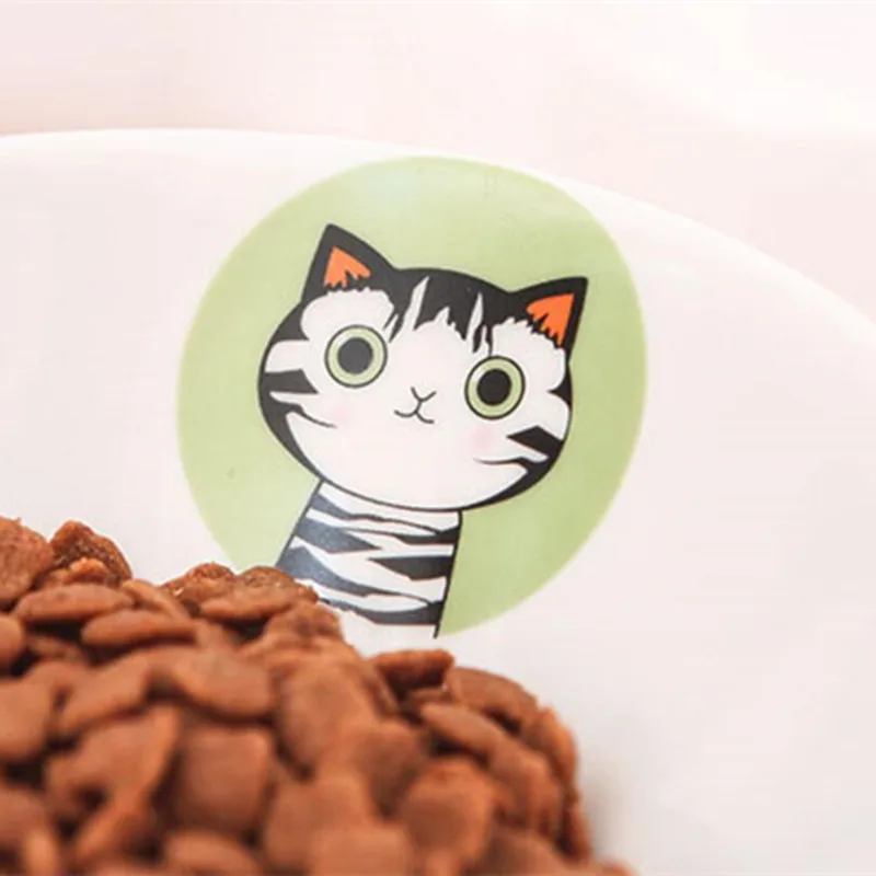 Кошачья миска подставка керамические миски собаки кормушка для воды и корма