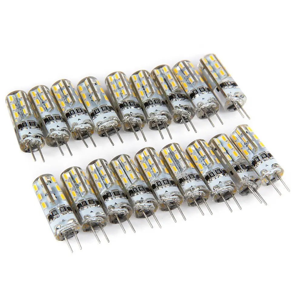 

Светодиодная лампа G4, 1,5 Вт, 10 шт., 12 В постоянного тока, лампочка SMD 3014, холодный белый свет/яркий свет, светодиодный светильник с углом поворота 360 градусов светодиодный светодиодная лампочка точечного светильника