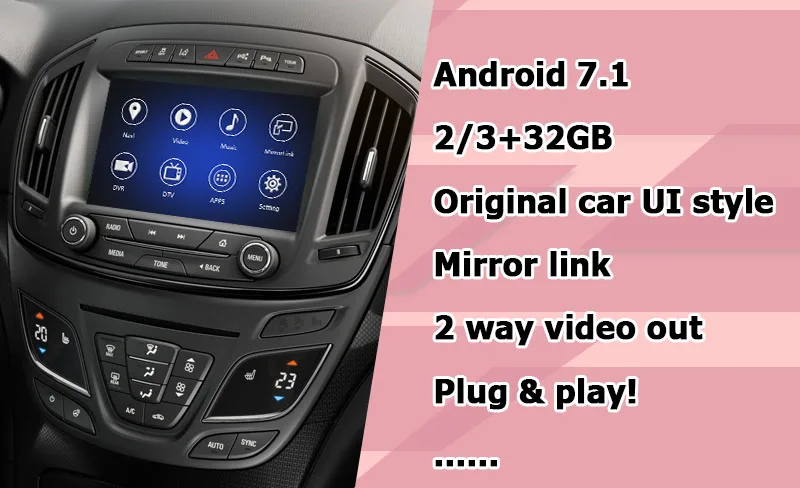 Android gps навигационная коробка для Opel Vauxhall Insignia- и т. д. видео интерфейс intellilink CUE система с беспроводной Carplay