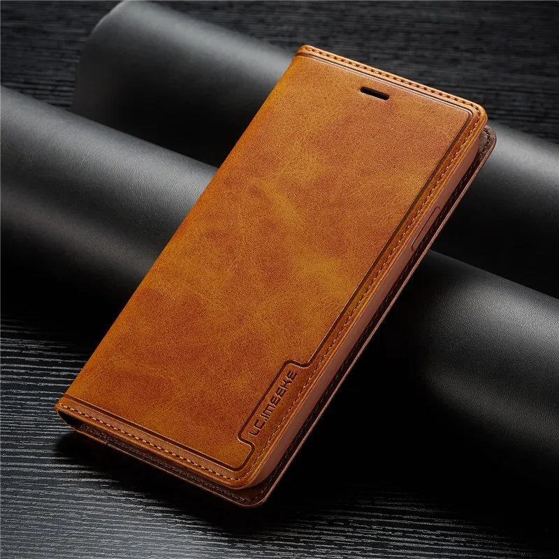 Luxury Leather Flip Case For iPhone 7 8 6 6s Plus Card Holder Cover X XS Max XR Silicone Phone Cases Bag Coque | Мобильные телефоны
