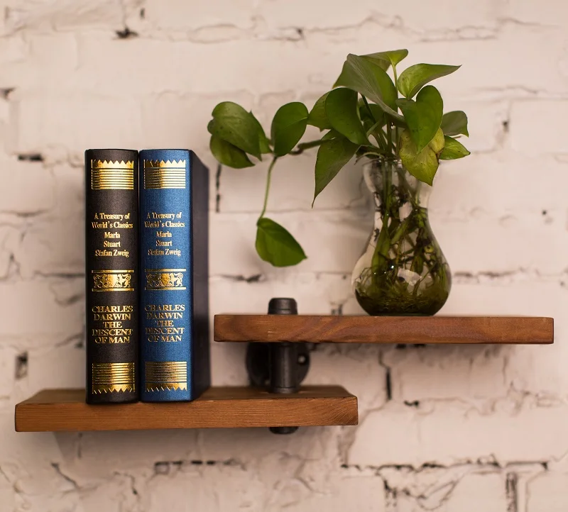 Американские трубы стойки кованые железные стены Ретро фон деревянная