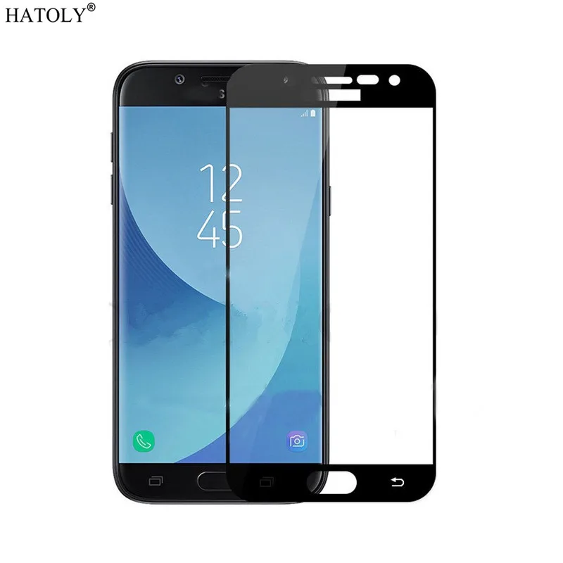 Полное покрытие экрана протектор стекло для Samsung Galaxy J5 2016 закаленное Анти Браст