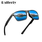 Ralferty HD поляризованные солнцезащитные очки для мужчин для вождения рыбалки спортивные очки UV400 ретро Квадратные Солнцезащитные очки для мужчин имитация дерева K1046