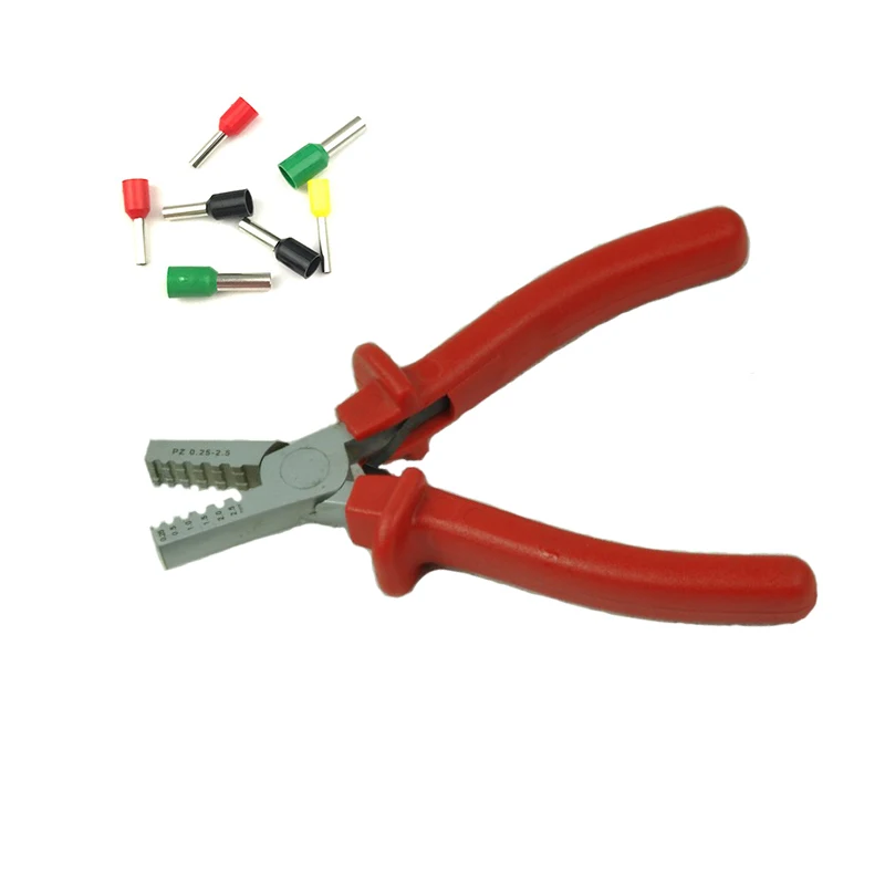 Обжимные наконечники маленького мини кабеля Щипцы 0 25 2 5 мм2|crimper plier|ferrule crimping