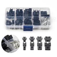 200pcs 2345 pin nylon housing terminals set malefemale connectors with wingshooks for electronics household appliance