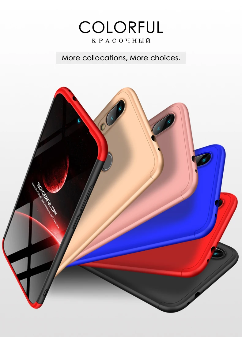 Для Xiaomi Redmi 7 чехол 360 полная защита чехол для телефона s для Xiaomi Xiomi Redmi 7 Redmi7 7A чехол