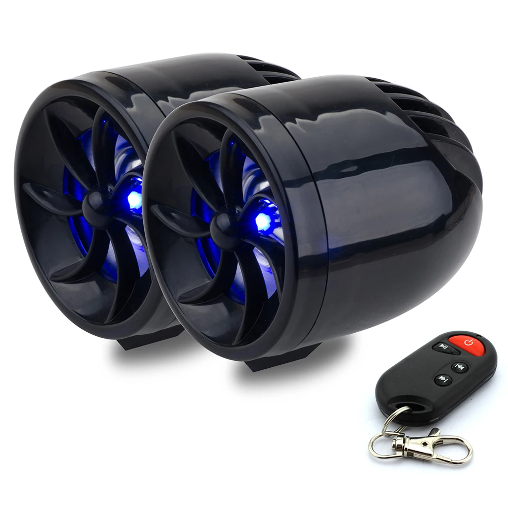 Звуковая колонка для мотоцикла музыкальный mp3 плеер с сигнализацией TF картой USB FM