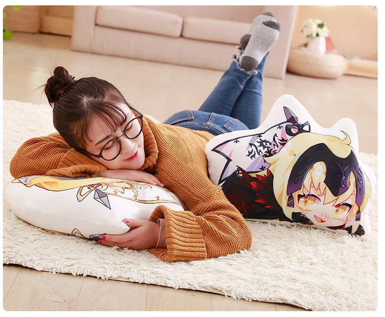 Fate FGO Grand заказ плюшевые куклы игрушки Йона дуги черные мечи Okita Souji модель подушки