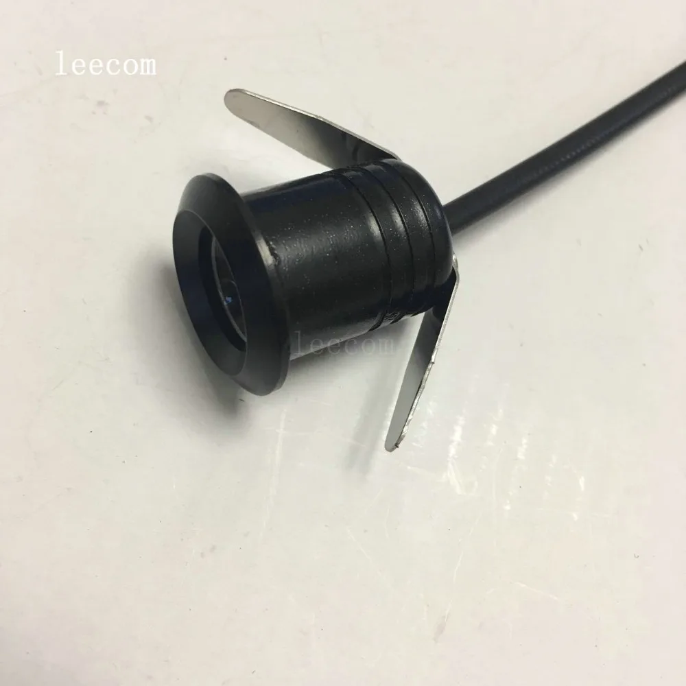 DC12V Rushed Real Luces Led 10 шт./лот Мини Светодиодный точечный светильник черный круглый