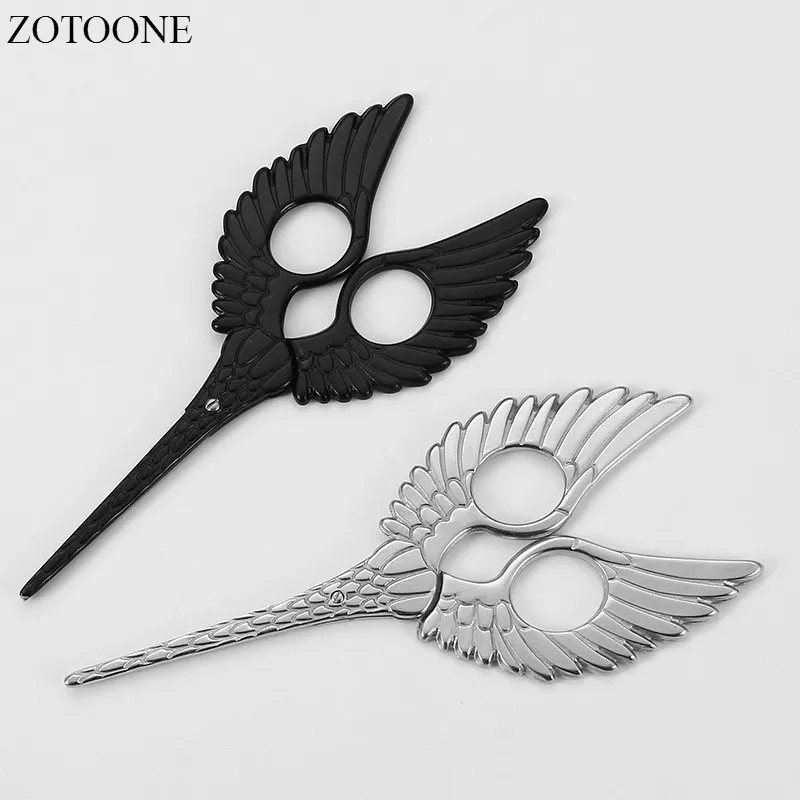 ZOTOONE Винтаж античный Zakka вышитая бисером Сталь ремесло золотые швейные ножницы