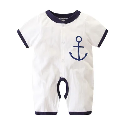 Летняя одежда для маленьких мальчиков; roupa de bebes; комбинезон для новорожденных; Хлопковая пижама с длинными рукавами; Комбинезоны для детей 0-12 месяцев; одежда для малышей - Цвет: Черный