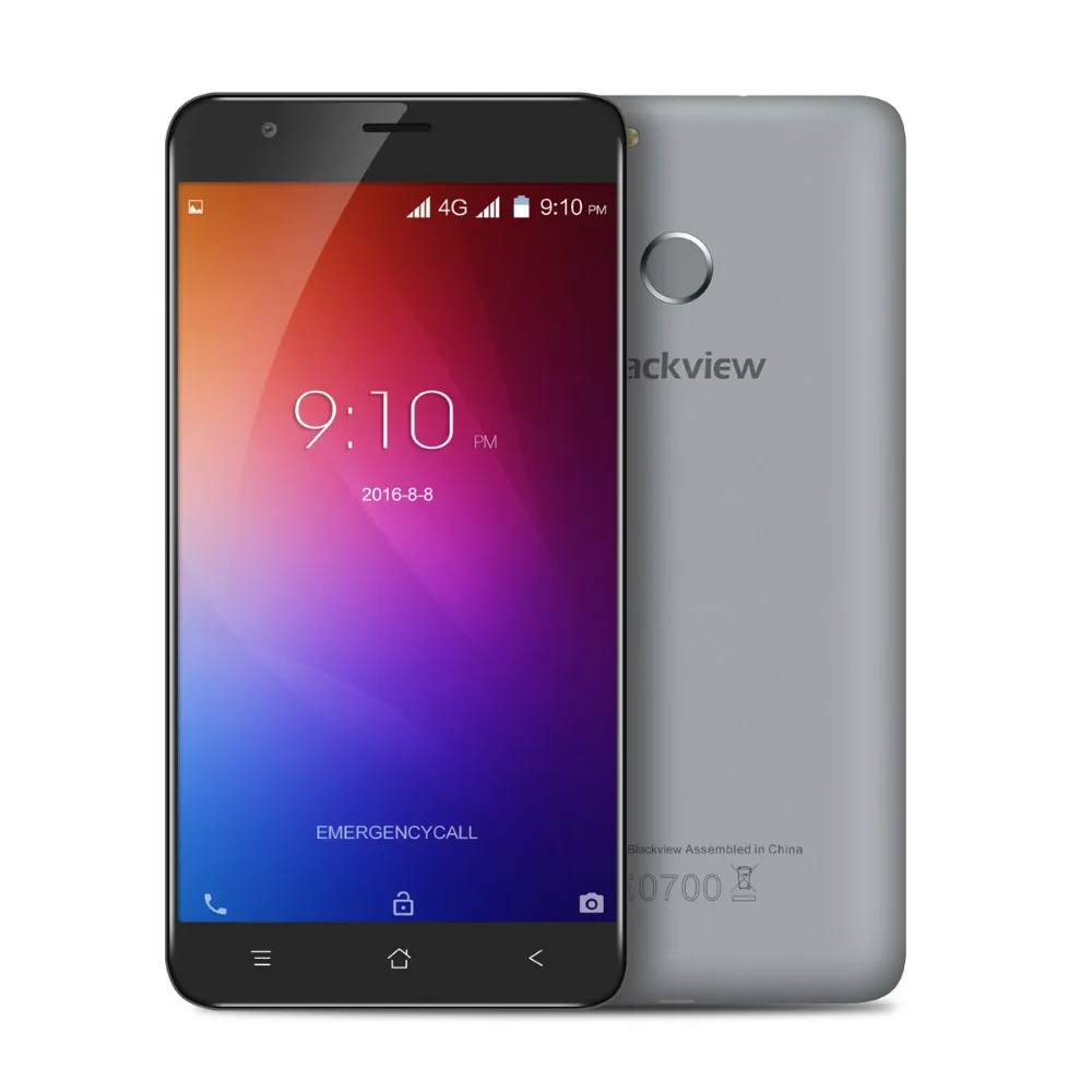 Blackview E7 Смартфон 4 Г LTE 5.5 дюймов 1280x720 Android 6.0 MT6737 Quad Core 1 ГБ + 16 8.0MP Отпечатков Пальцев