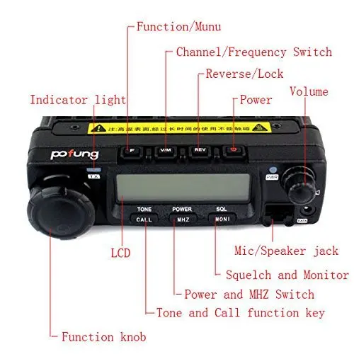 Baofeng BF 9500 UHF 400 470 мГц 200CH CTCSS/DCS/DTMF трансивер 50 Вт/25 Вт/10 Вт автомобиля мобильного