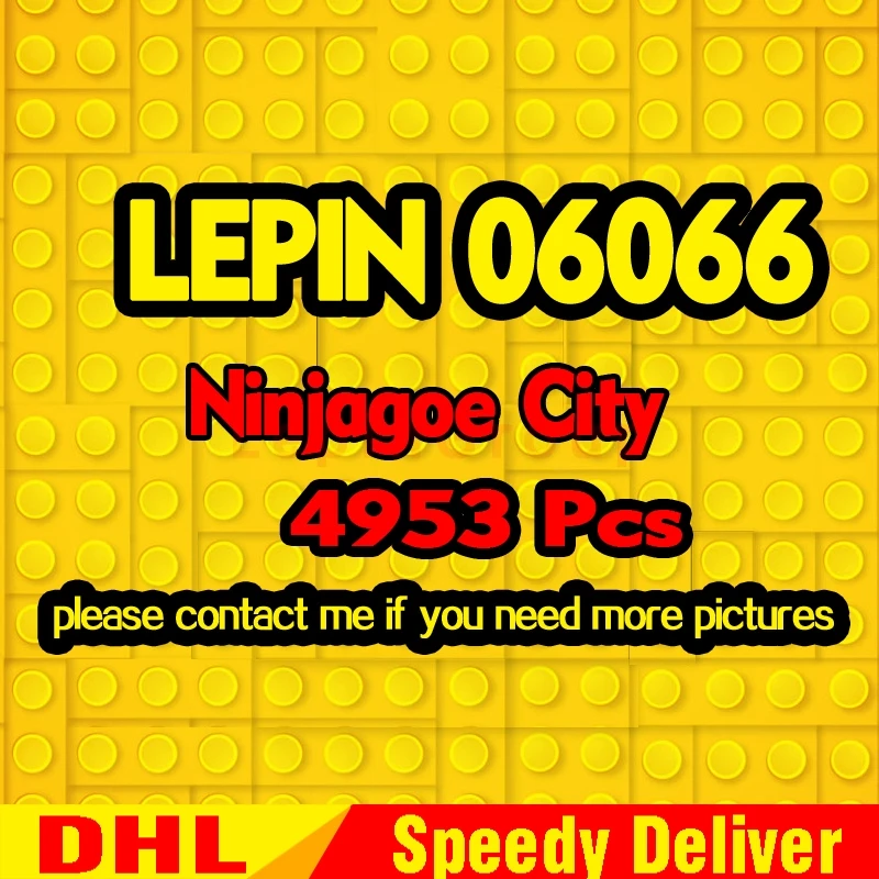 В наличии LP 06066 4953 шт Ninjago City Masters of Spinjitzu строительные блоки LPing Toys Bricks Clone 70620