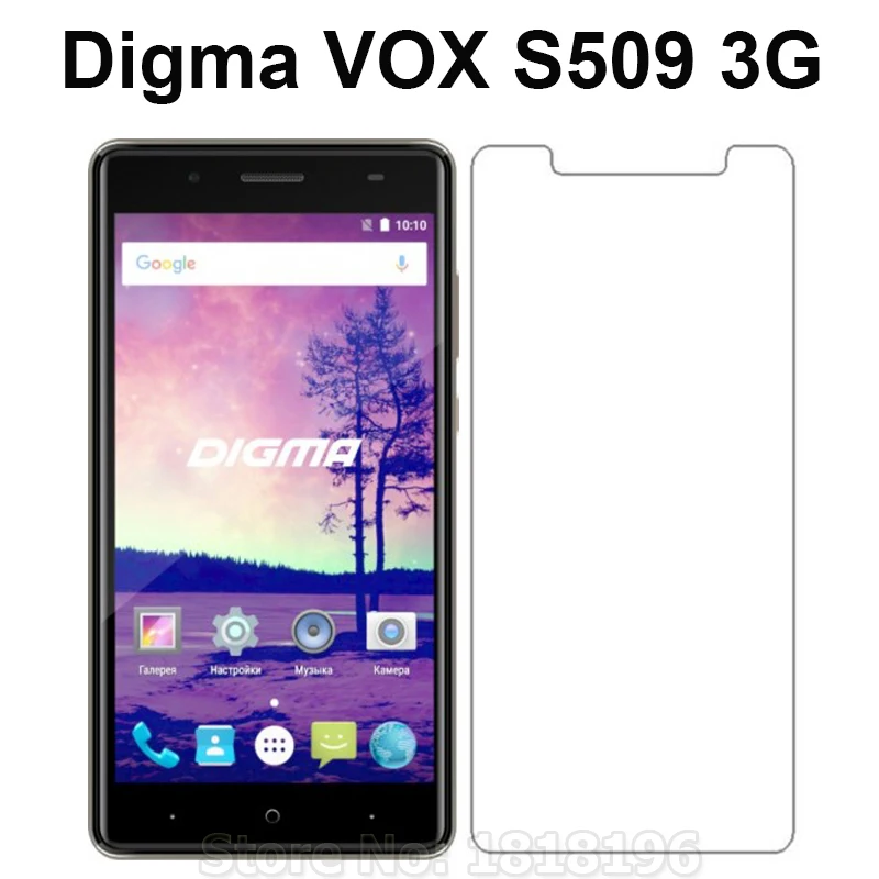 Защитное стекло для Digma VOX S509 3G закаленное 9H защитная Передняя пленка 5 0 дюйма