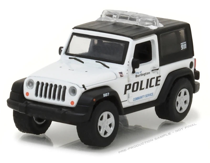 Автомобильные игрушки Green Light 1: 64 2009 J eep Wrangler burlton из сплава в оригинальной