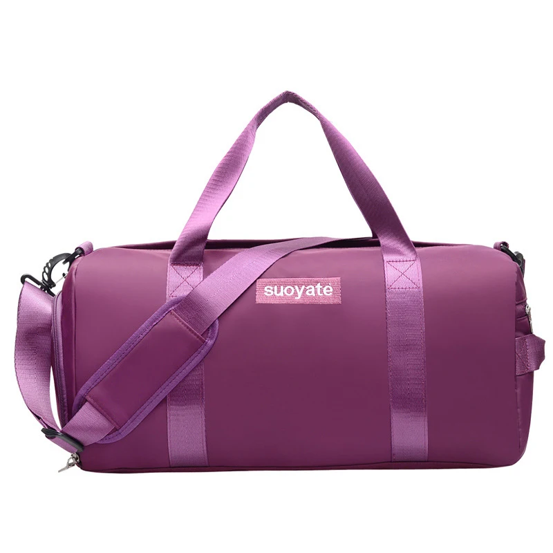 Purple Коврик для плавания, йоги, сумка для фитнеса, сумки для спортзала, сухая влажная Tas, сумки для женщин и мужчин, для путешествий, тренировок, Gymtas Sac De Sport bolso XA32A - Цвет: Purple