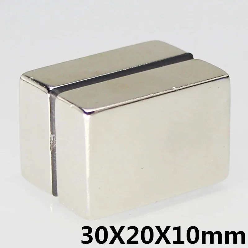 1pcs30x 20x10 мм сильный N35 неодимовые магниты блок из редкоземельных металлов DIY