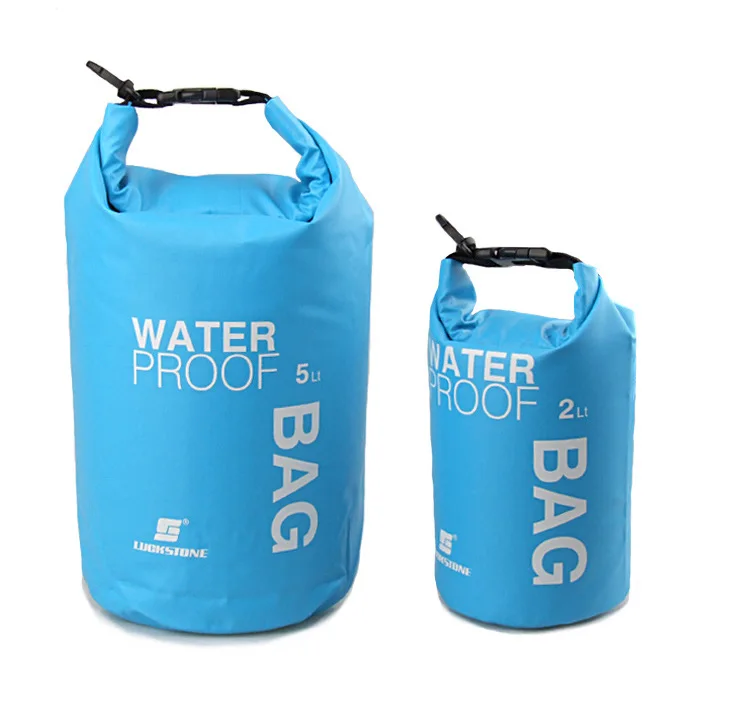 Waterproof Backpack Rucksack Rain Dust Proof Cover Protector Camping Cross-Border for PVC Outdoor piao liu dai Diving Waterproof - Цвет: Синий