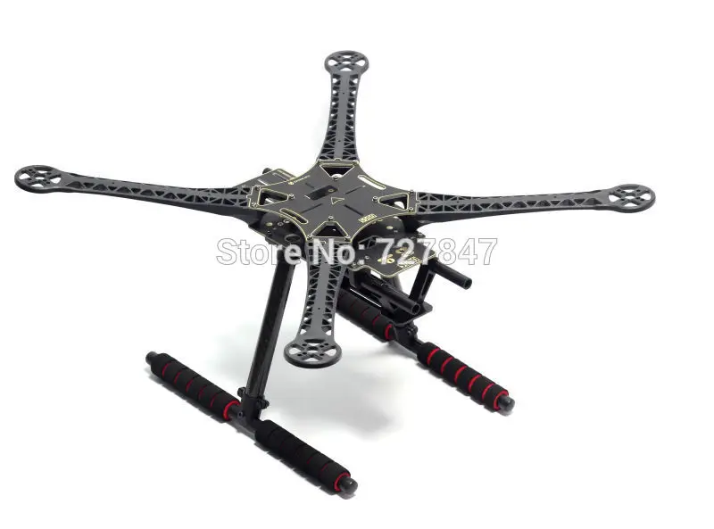 F450/S500/X500 мульти-Рама вертолета 2212 920KV бесщеточный двигатель 433 МГц Телеметрия APM2.8 8N gps ESC супер комбо - Цвет: S500 carbon landing