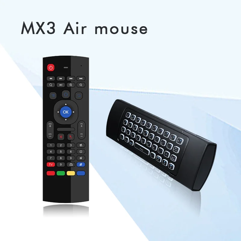 Подсветка английская MX3 air mouse с голосовой подсветкой русская 2 4G Беспроводная