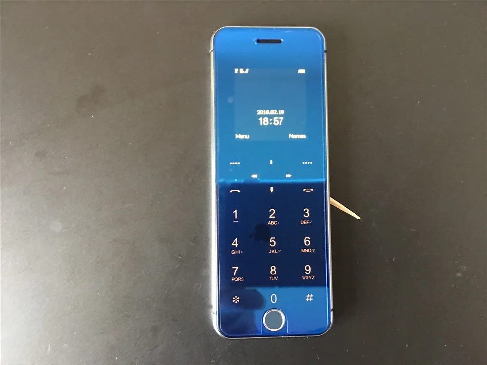 ULCOOL V66 Plus телефон с супер мини ультратонкой картой роскошный MP3 Bluetooth 1,6" дюймовый пылезащитный ударопрочный телефон