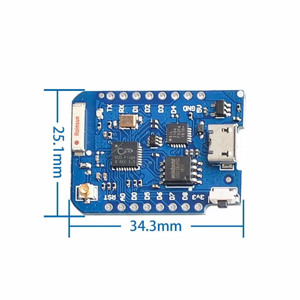 WEMOS D1 Mini Pro 16 м байт внешняя антенна разъем на базе NodeMCU ESP8266 ESP 8266EX CP2104 WIFI плата