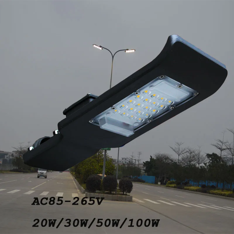 20 Вт 30 50 Светодиодный уличный фонарь s дорожная лампа Водонепроницаемая IP65 SMD