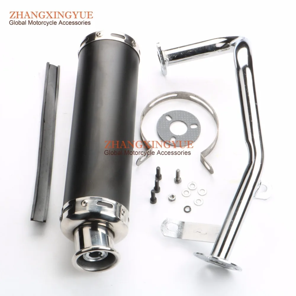 

Выхлопная система для скутера и выпускной коллектор для GY6 50cc QMB, запчасти для китайского скутера, мопеда 4T