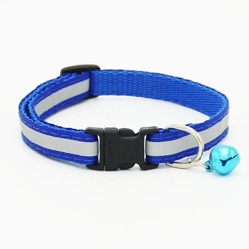 (60 Pieces/Lot)1.0cm Width Nylon Material Dog Collar Reflective Style Cat Small Pet Collars | Дом и сад