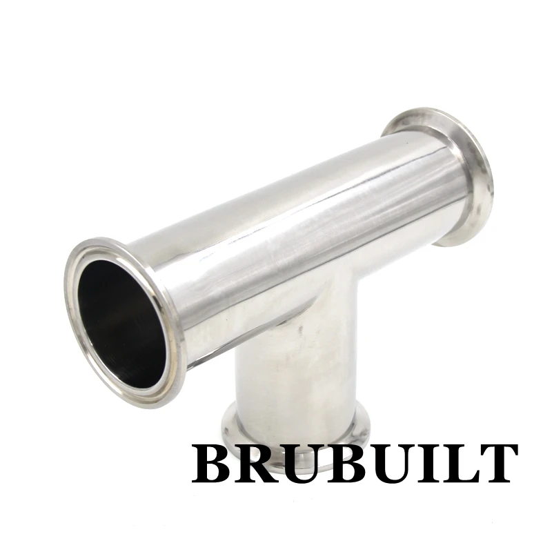 2 &quotTC Tee 304 санитарные фитинги с тройным клевером соединители для домашнего