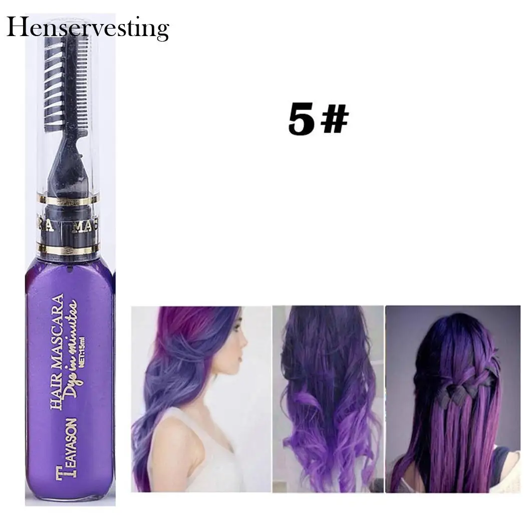 13 видов цветов Временная Краска для волос крем нетоксичный DIY один раз Creme Para Cabelo