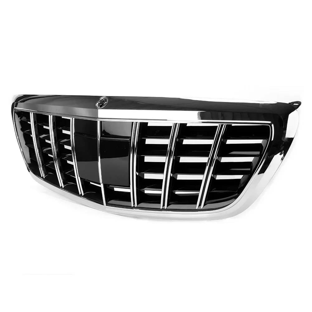 Передняя решетка гриль W222 S350 S400 S500 для Mercedes Benz S Class Maybach 2014 2015 2016 2017 2018 14 15 16 17 18 Chrome