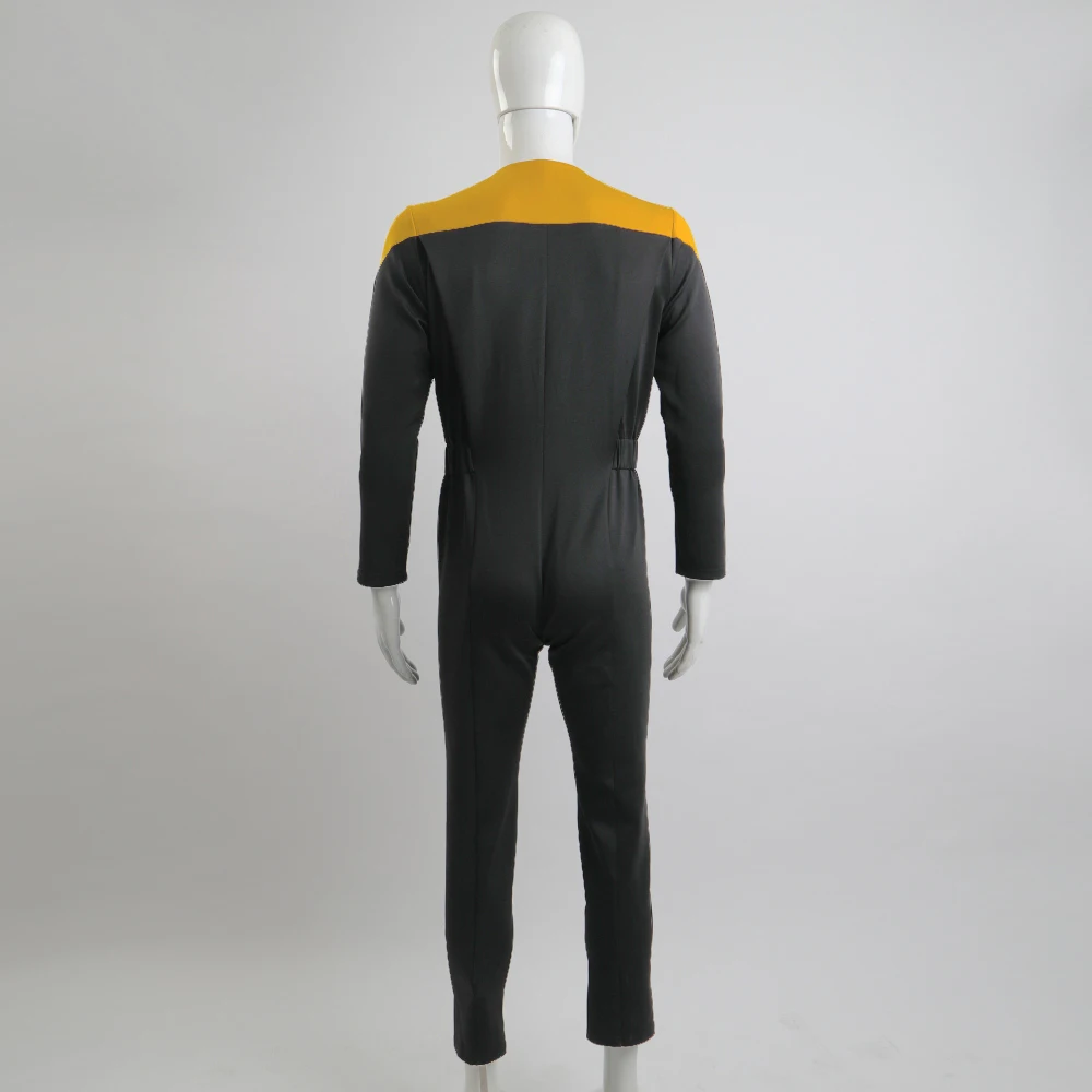 Звезда космоса девять Trek коммандер Сиско униформой комбинезон желтого цвета