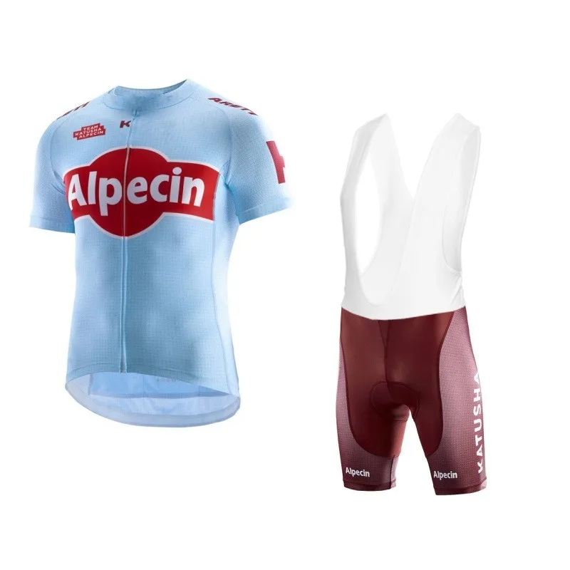 2019 г. профессиональная команда world tour комплект велосипедных Джерси katusha дышащая