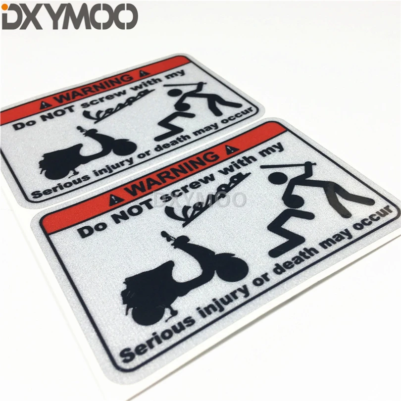 Автомобильный Стайлинг виниловая наклейка Предупреждение о серьезных травмах
