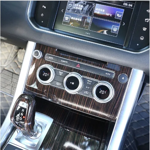 

ABS Plastic Central Air-conditioning Volume Control Panel Trim For Landrover Range Rover Sport RR Sport 14-18 Car Accessories